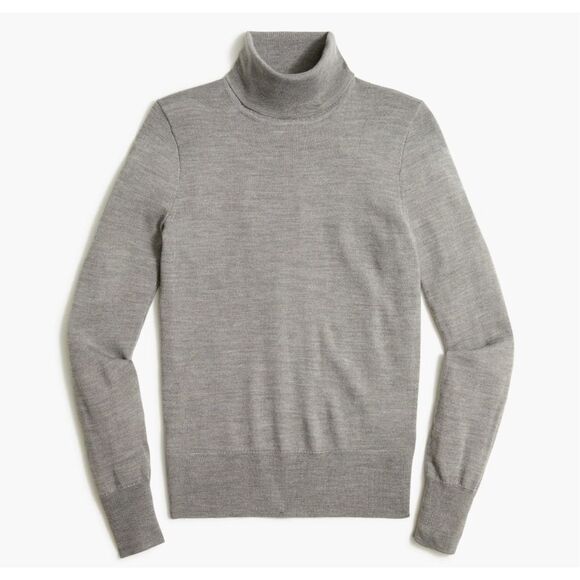 J. Crew Merino wool gray turtleneck size xs - Picture 1 of 11